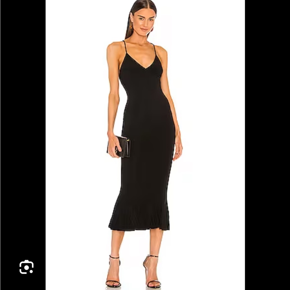 Elegant and feminine |Alice + Olivia Stila Midi Dress| in black | like new